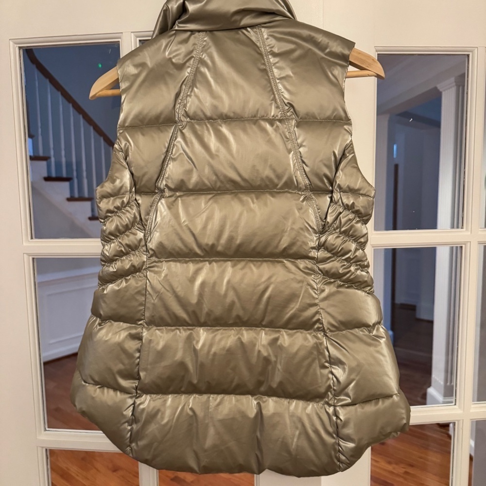 NWOT Athleta Downtown Shine Vest Oyster, XS - Picture 3 of 3
